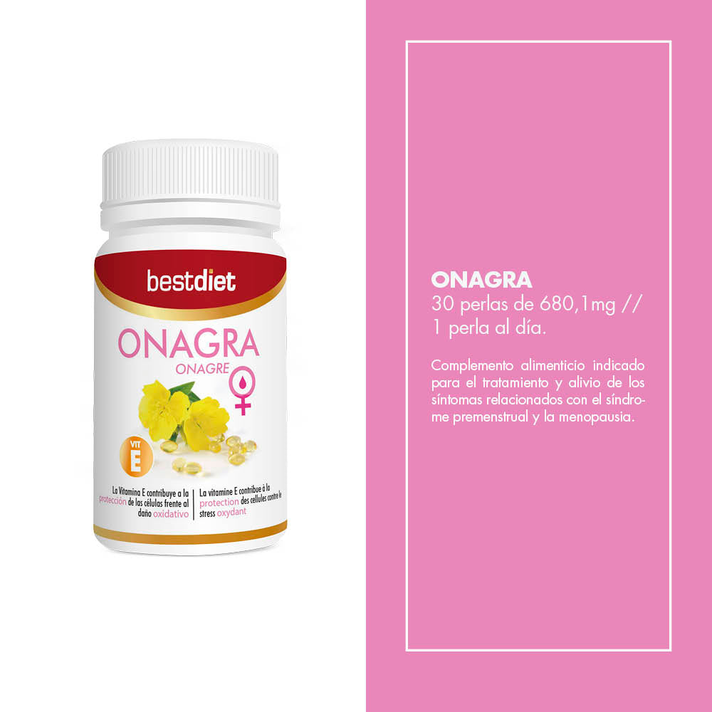 Onagra con Vitamina E – Bienestar Femenino Natural