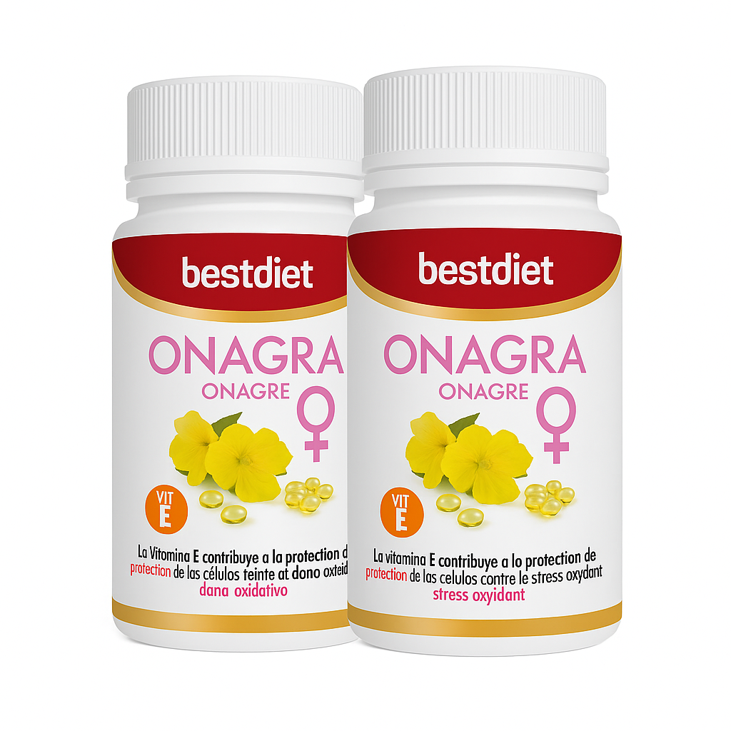 Onagra con Vitamina E – Bienestar Femenino Natural